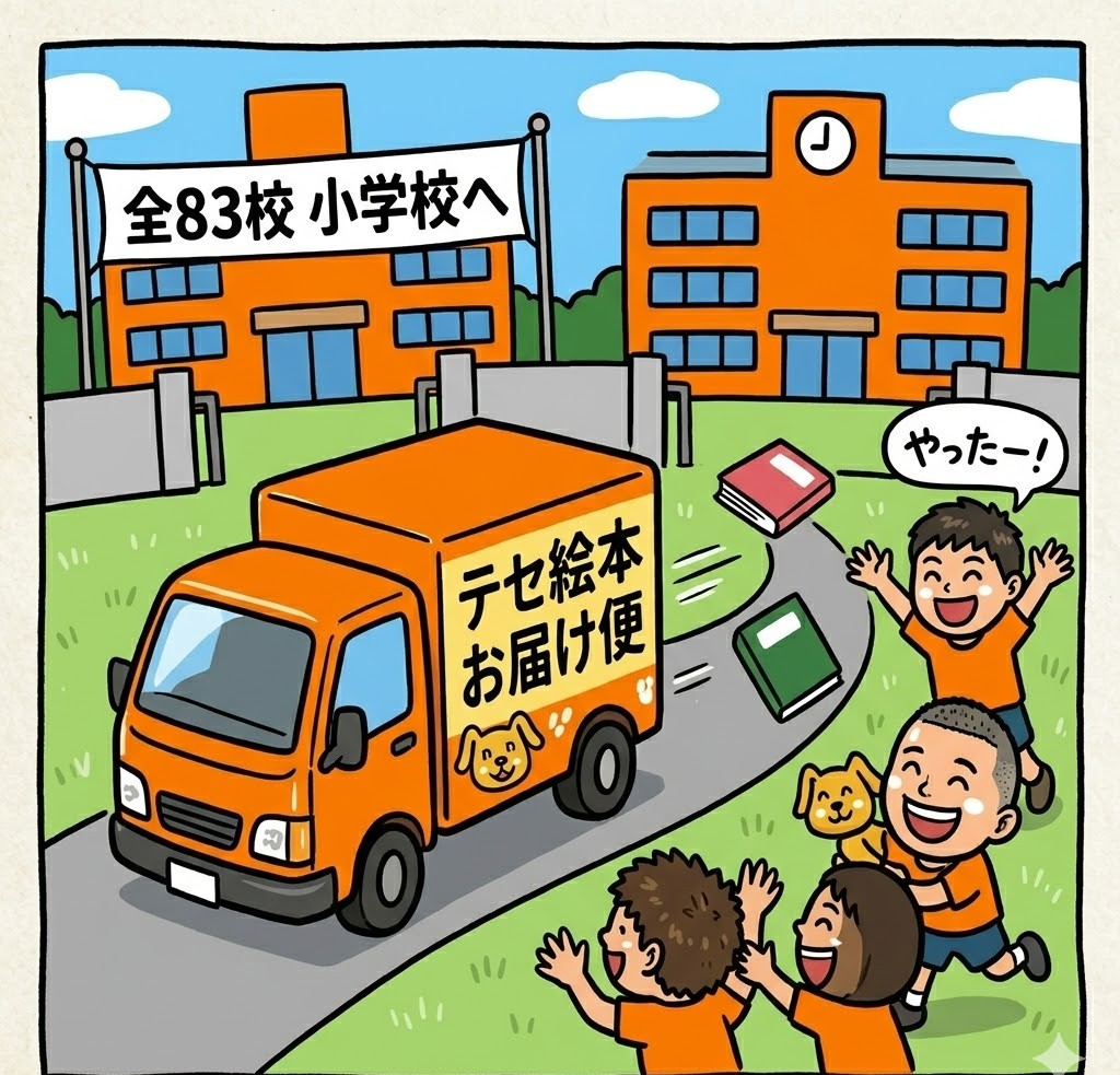 全校配布のお届けイメージ